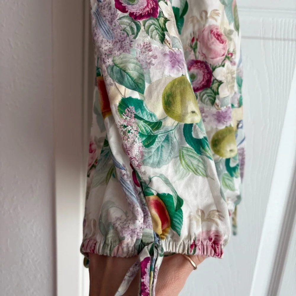 Gingersnaps girls whimsical fruit floral bird bubble romper jumper playsuit